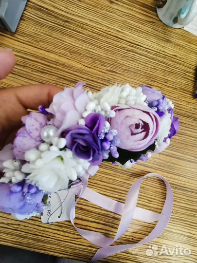 Венок-ободок цветочный-прокат