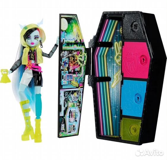 Куклы monster high frenki neon