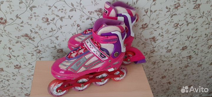 Детские ролики и защита 32 35