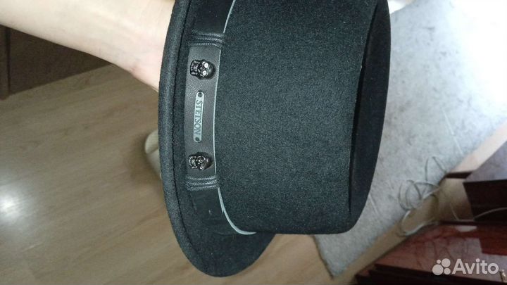 Шляпа мужская черная