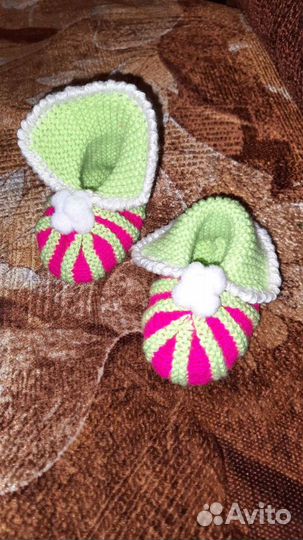 Пинетки вязаные