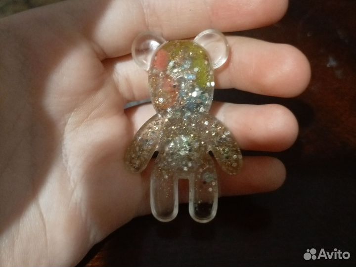 Мишка из эпоксидной смолы