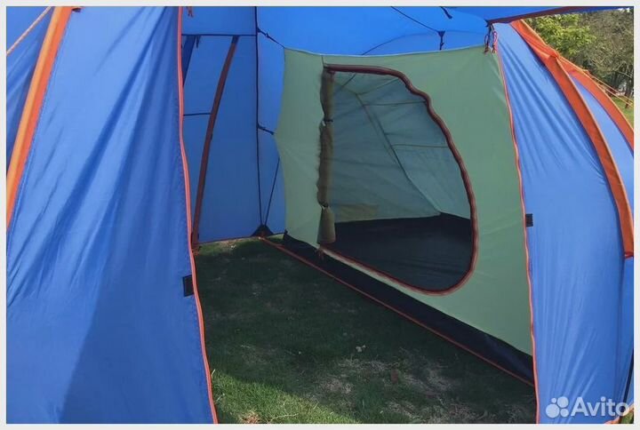 Палатка кемпинговая 6 местная с тамбуром