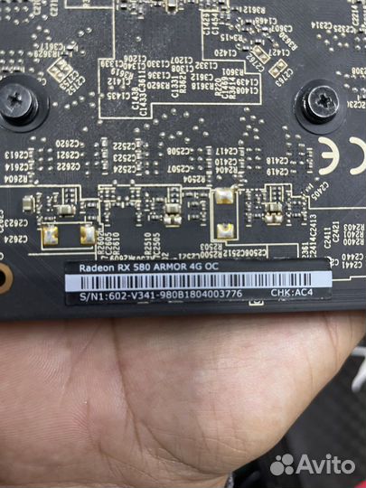 Видеокарта RX580 4gb