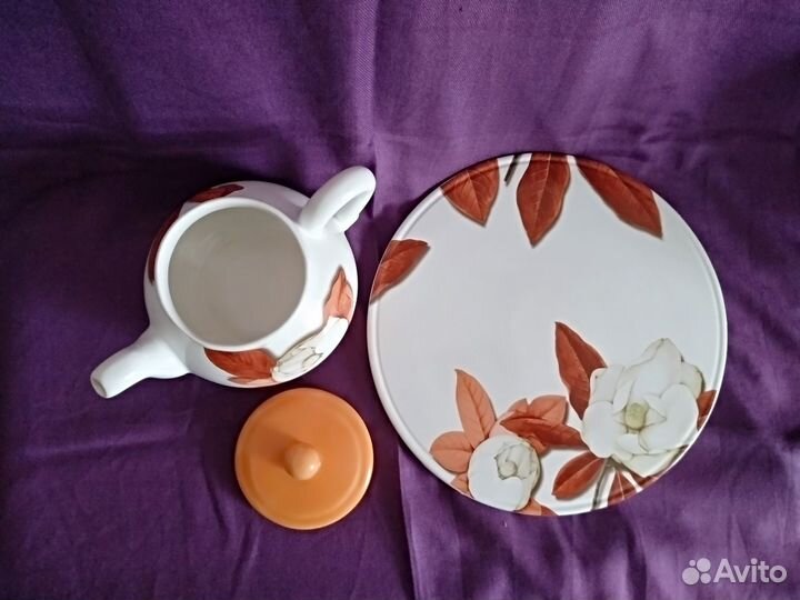 Чайник зав. тарелка/плато/блюдоviva deruta Italy