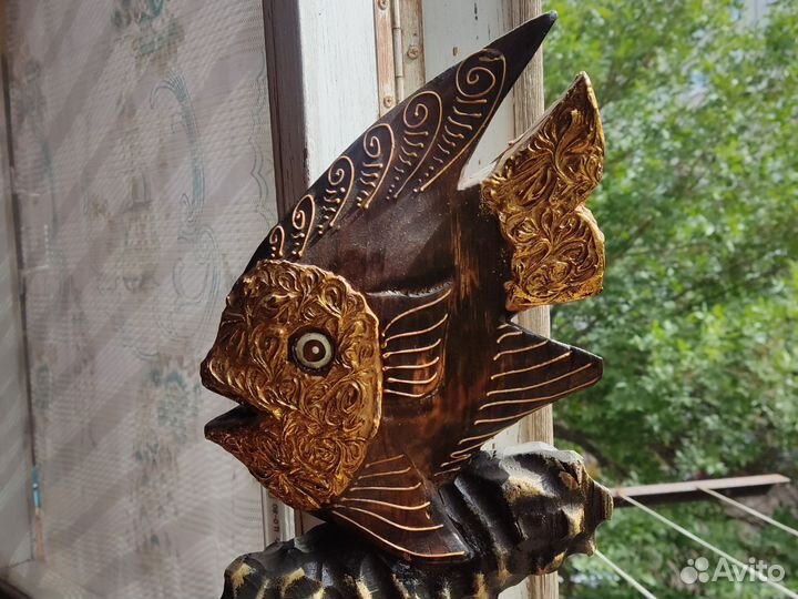 Рыба декор статуэтка