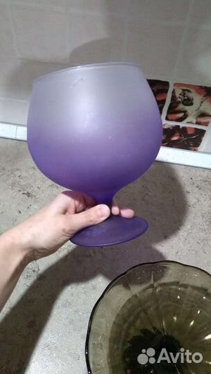 Ваза рюмка на ножке