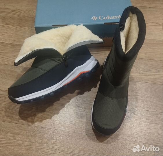 Дутики зимние новые Columbia Хаки