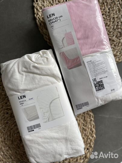 Простыни dvala LEN и наволочки IKEA