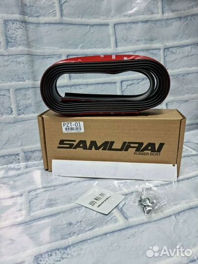 Губа на бампер samurai