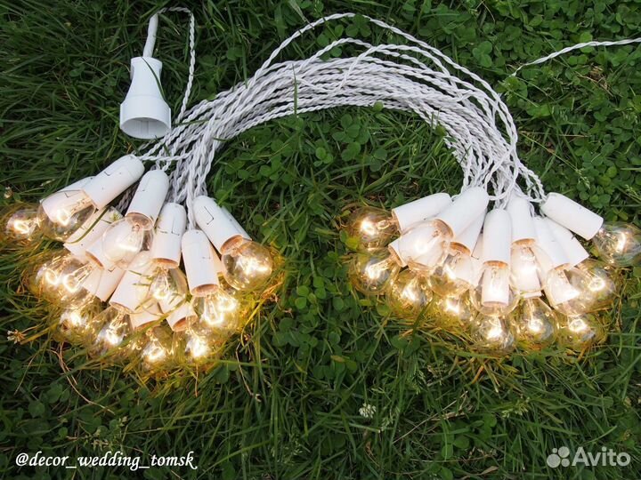 Ретро гирлянды (аренда)