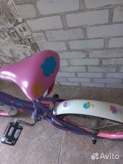 Велосипед для девочки, колеса 16 дюймов