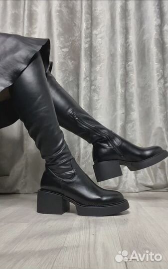 Сапоги чулки женские 37