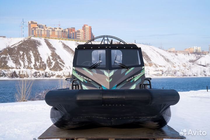 Аэролодка Север Спутник 550 с пробегом