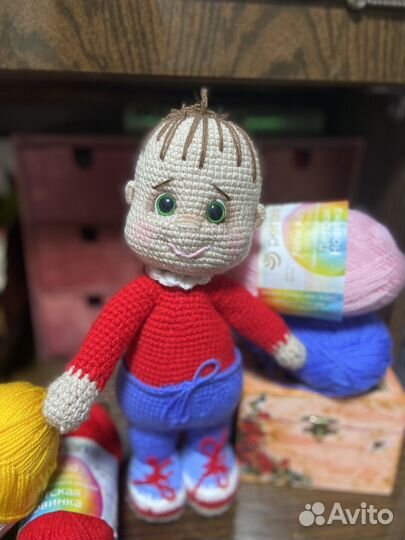 Игрушка связанная в технике амигуруми