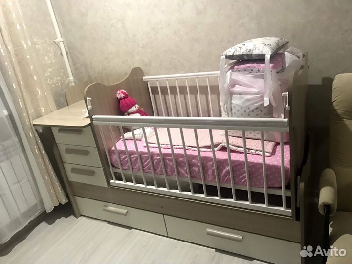 Детская кроватка трансформер