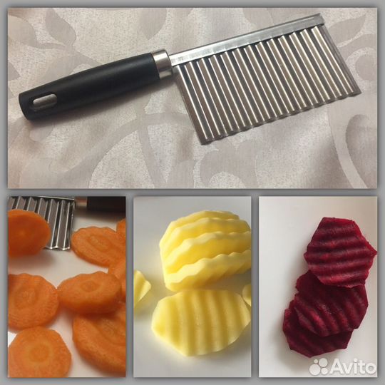 Нож для фигурной нарезки продуктов новый