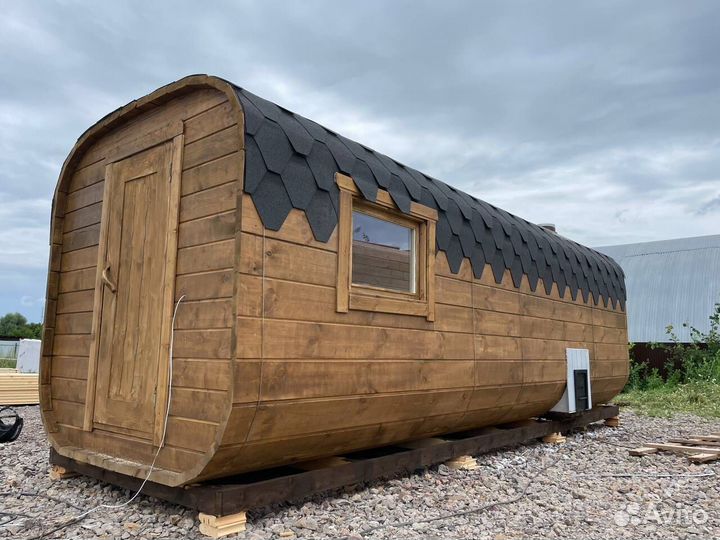 Баня бочка под ключ