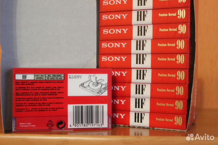 Аудиокассеты sony C-HF90