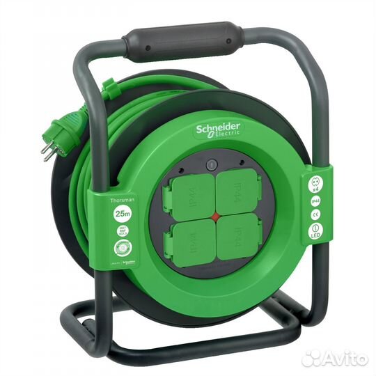 Удлинитель на катушке Schneider Electric 4гн з/к