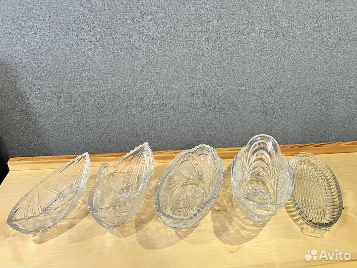 Салатник хрустальный