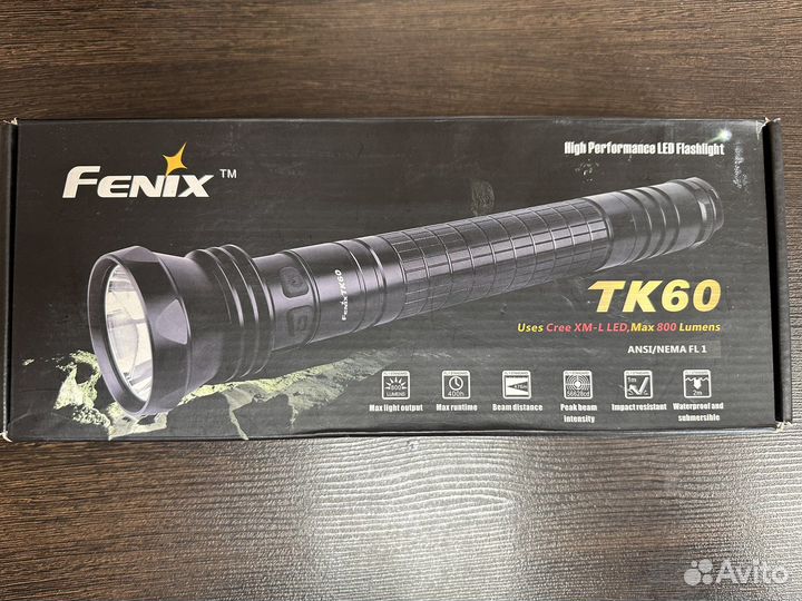 Фонарь Fenix TK60