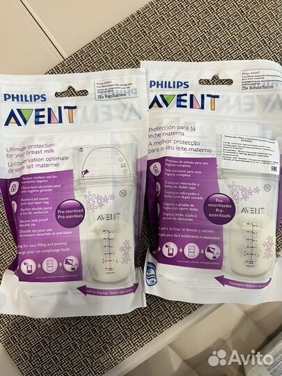 Пакеты Philips Avent для хранение грудного молоко
