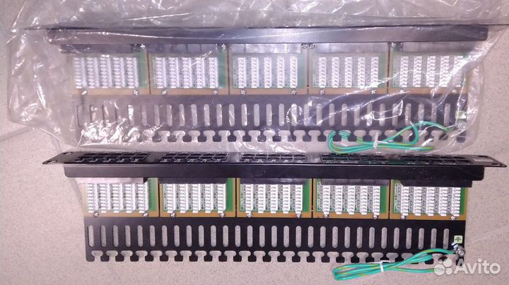 Патч-панель телефонная 19”, 1U, 50xRJ45 Eurolan