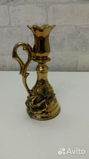 Подсвечник винтажный керамика