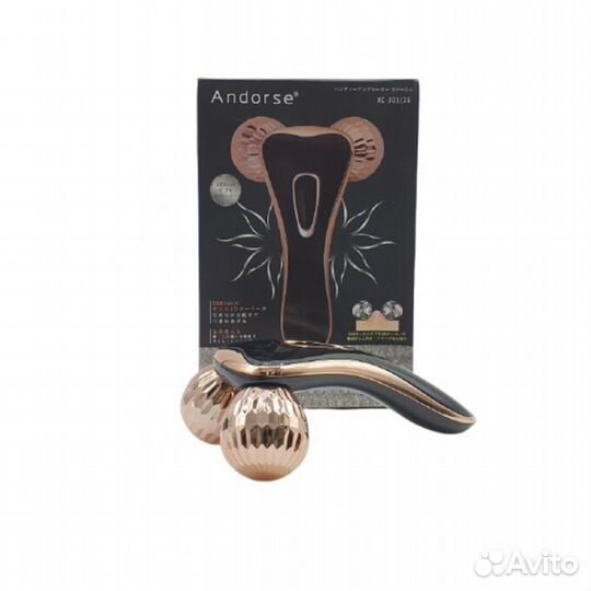 Роликовый массажер для лица и тела