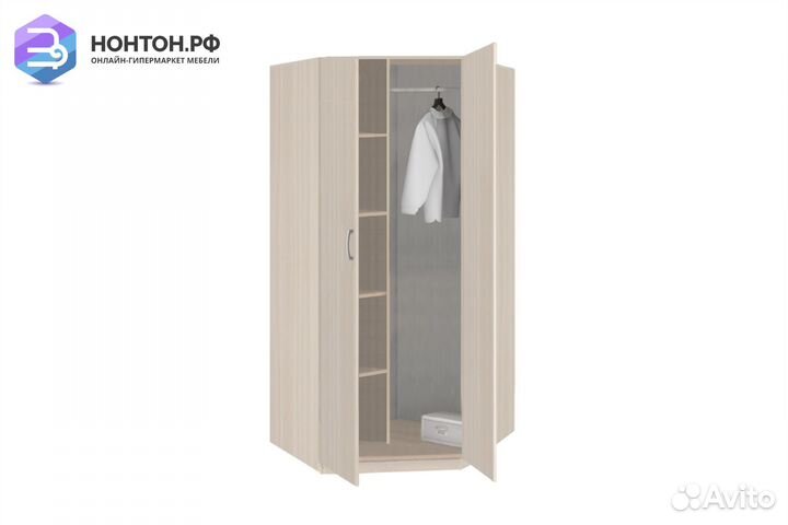 Шкаф угловой Лотос 5.09 шимо светлый