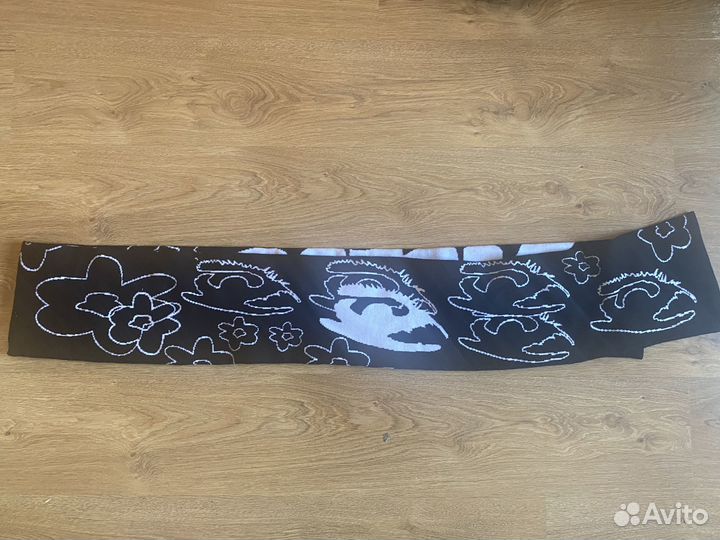 Шарф дрейн, dead inside, унисекс теплый, длинный