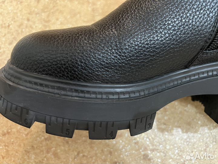 Сапоги женские еврозима 36 на толстой подошве