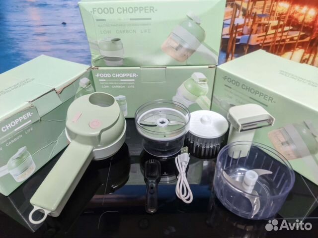 Измельчитель овощерезка блендер терка комбайн 4в1