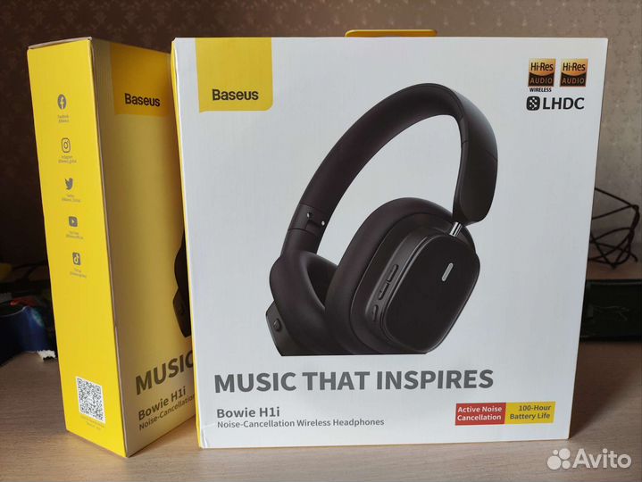 Беспроводные наушники Baseus Bowie H1i