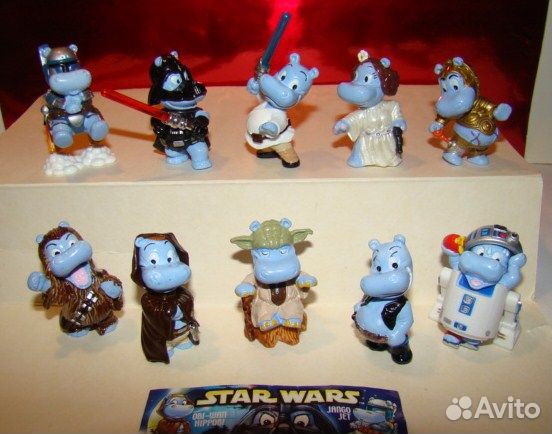 Бегемоты Свадебные, Звездные войны киндер серии