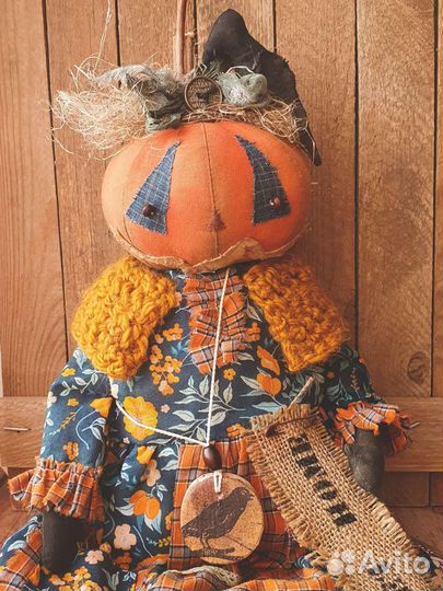 Интерьерная коллекционная кукла ручной работы