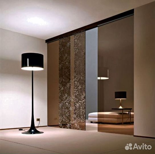 Стеклянная раздвижная дверь от производителя