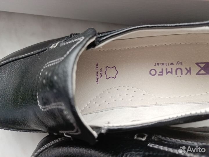 Кожаные мокасины 36 р