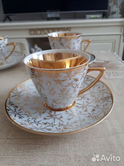 Кофейная пара фарфор Чехословакия