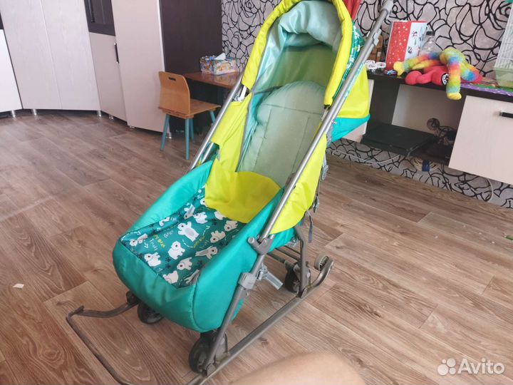 Коляска санки