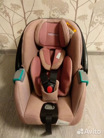 Детская автолюлька recaro avan + база isofix
