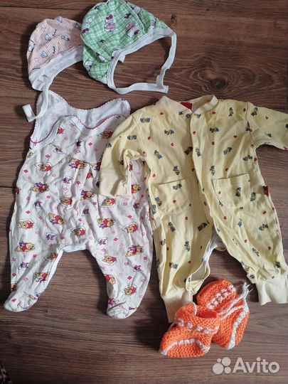 Детские вещи пакетом на девочку 56-62