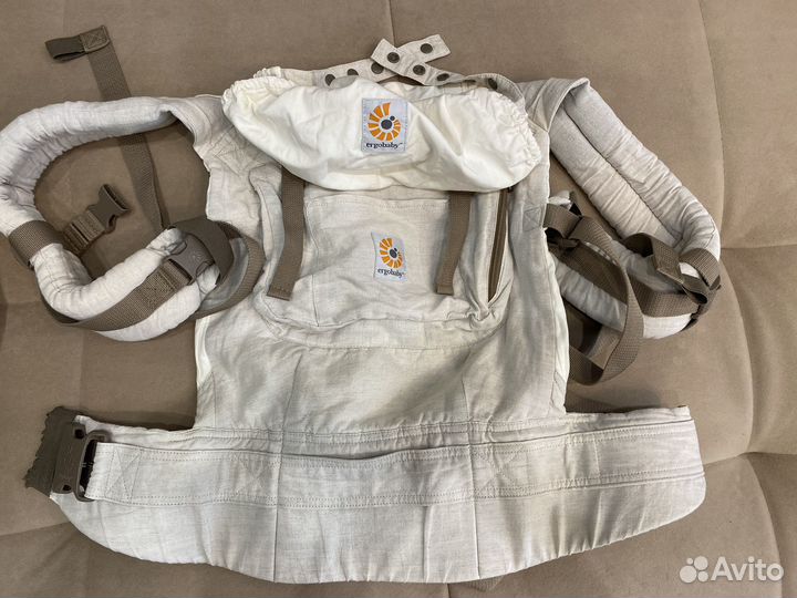 Эргорюкзак ergobaby carrier натуральный лён