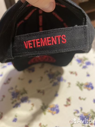 Vetements Restricted cap кепка