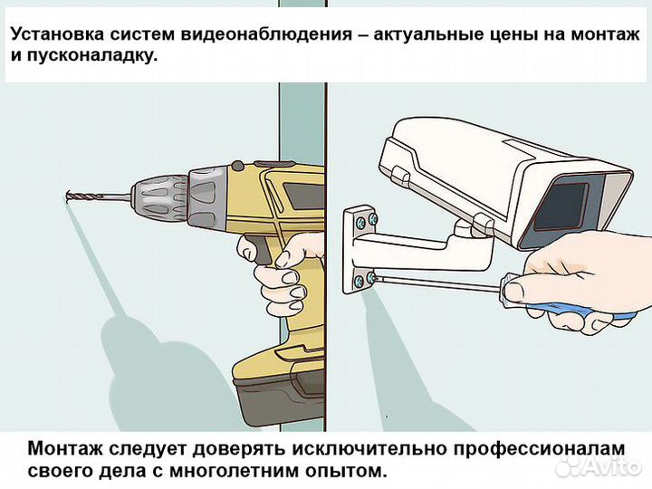 Монтаж систем видеонаблюдения