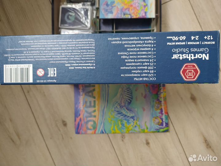 Настольная игра Океаны + доп