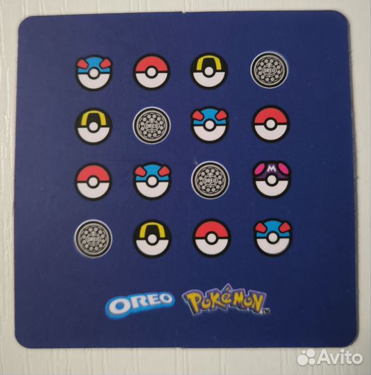 Oreo pokemon коллекционная карточка покемон орео