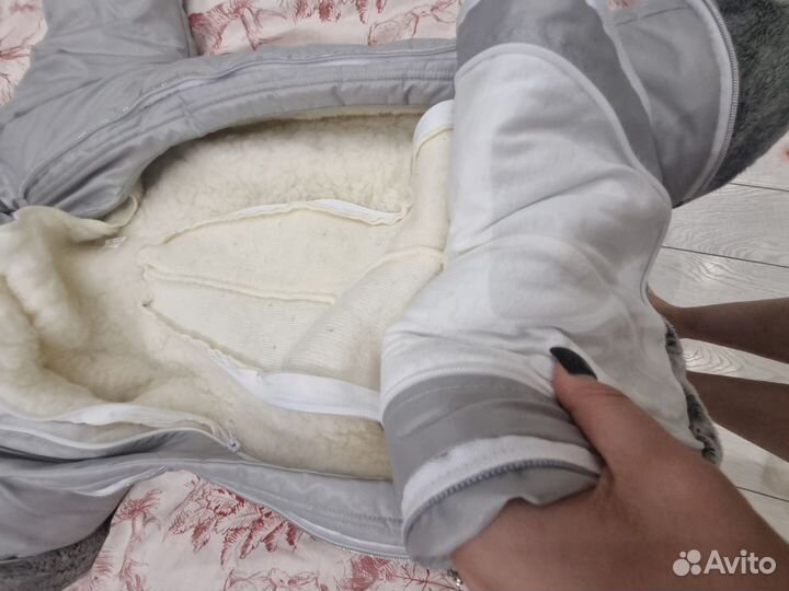 Растущий комбинезон трансформер зимний 68-80