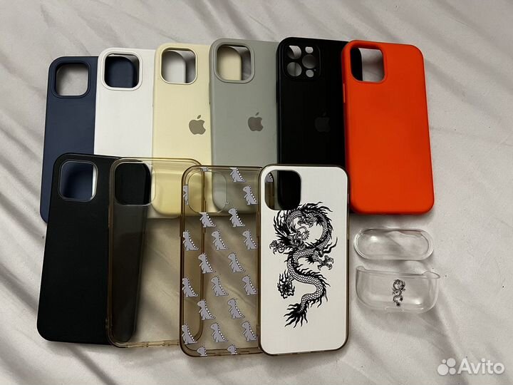 Чехлы на iPhone 12 pro + чехол на airpods proв